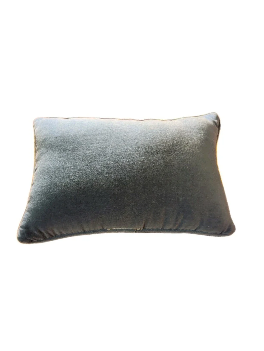 Vintage-Style Throw Pillow W/Cross Stitched Embroidery 